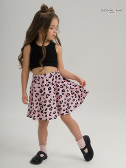 Костюм Мальвина КТ черный-нежный леопард - Sovalina фото 11