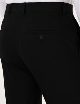Siyah Slim Fit Kuma_ Pantolon