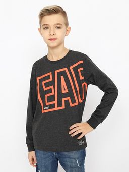 CRB wear/CWJB 63345-12-341 Джемпер для мальчика,темно-серый меланж/Ex.Cherubino