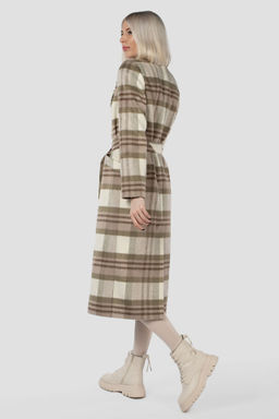 Пальто женское демисезонное (пояс) - El podio фото 6