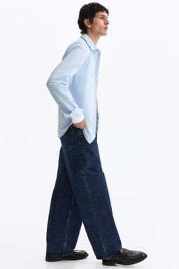 Camisa en tejido el?stico multidirecci?n Slim Fit - H&m фото 10