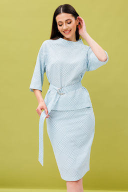 Костюм Lars Style 888/1 молочно-голубой