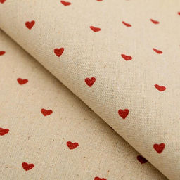 Ткань для пэчворка холща «Сердцеедка», 50 х 50 см