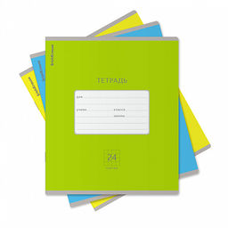 Цена за 160 шт. Тетрадь школьная ученическая ErichKrause Классика Bright голубая, 24 листа, линейка (в плёнке по 10 шт.)