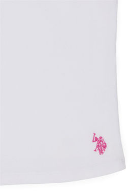 U. S. Polo Assn Белая футболка без рукавов для девочки - U.s. polo assn фото 11