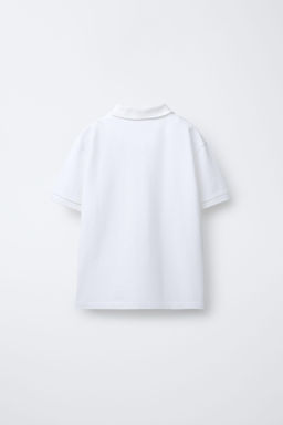 POLO B?SICO PIQU? / Blanco - Zara фото 2