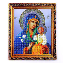 Алмазная вышивка «Неувядаемый цвет», 21×25 см, холст, ёмкость, с частичным заполнением