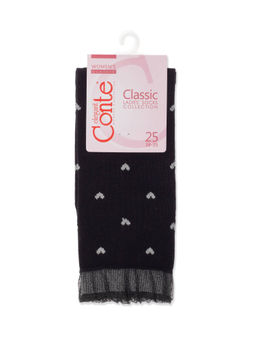 Цена за 2 пары. Носки Короткие CONTE Носки с воздушным ботом и люрексом CLASSIC черный - Conte elegant фото 3