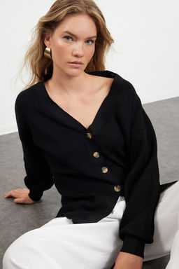 Gri V Yaka Triko H?rka TWOAW25HI00107 - Trendyolmilla фото 8