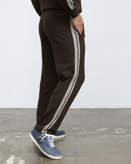 Брюки из пуха яка 05121 темно-коричневые