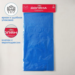 Скатерть на стол Доляна Праздничный стол, 137183 см, цвет синий  фото 4