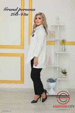 Женская удлиненная рубашка - Kinoki фото 2