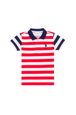 U. S. Polo Assn Красная футболка-поло для мальчика - U.s. polo assn фото 2