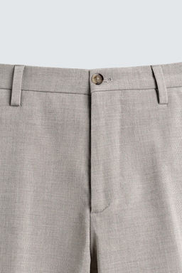 TEXTURED SUIT TROUSERS - Zara фото 7