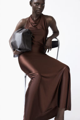 Maxivestido con escote drapeado - H&m фото 2