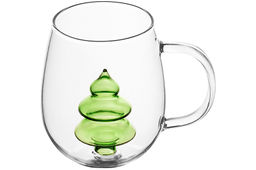 Кружка 450 мл 12,5*9*11 см Crystal glass - Елочка