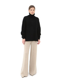 Свитер из пуха яка 5056 черный