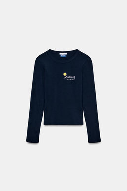 EMBROIDERED ST. MORITZ® T-SHIRT - Zara фото 10