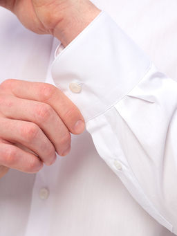 Сорочка мужская длинный рукав GREG 100/199/WHITE/ZV  фото 6