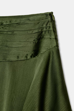 SATIN MINI SKIRT WITH RUFFLES - Zara фото 6