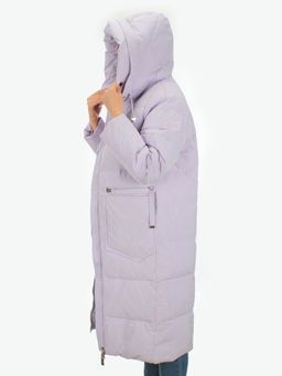 H303 LILAC Пальто зимнее женское (200 гр. холлофайбер) - Fashion фото 10