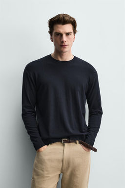 REGULAR FIT TEXTURED SWEATER - Zara фото 12