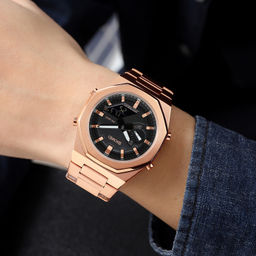Часы наручные Skmei мужские электронные спортивные 1816rose-gold-black