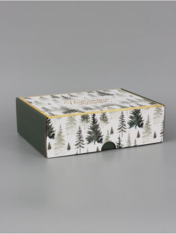 Коробка подарочная, самосборная «Счастья в новом году»,30.7×22×9.5 см