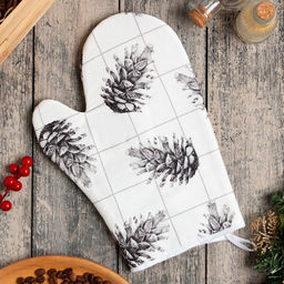 Варежка-прихватка Этель Merry Christmas 20х27см,100% хлопок, ватин 250г/м2