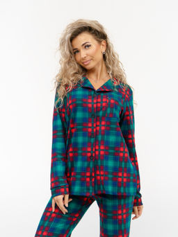 941 Пижама "Зеленая клетка"