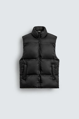 WATER-REPELLENT PUFFER GILET - Zara фото 9