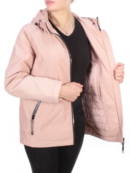0835 PINK Куртка демисезонная женская RIKA (100 гр. синтепон) - Фабричный китай фото 6