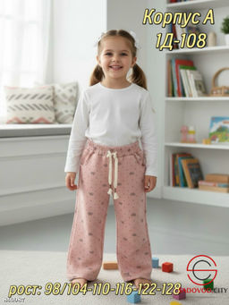 Штаны для девочки на резинке - Bruno фото 3