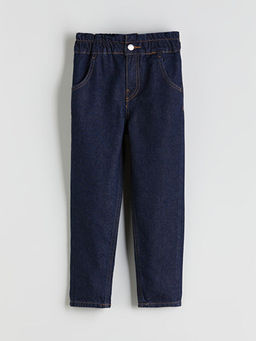 Baggy Fit K?z ?ocuk Jean Pantolon