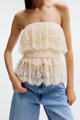 Top bandeau de volantes - H&m фото 4