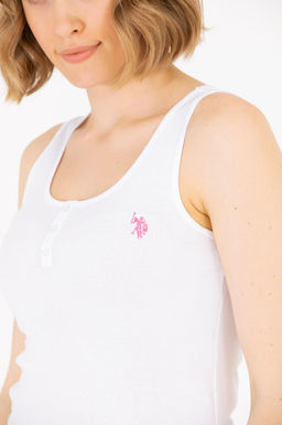 Женская белая футболка Basic - U.s. polo assn фото 7