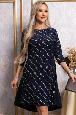 Платье Леди Элегант (синее) П14826-10М