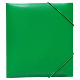 Цена за 3 шт. Папка на резинке А5, 500 мкм, Calligrata, корешок 30 мм, тиснение «песок», зелёная