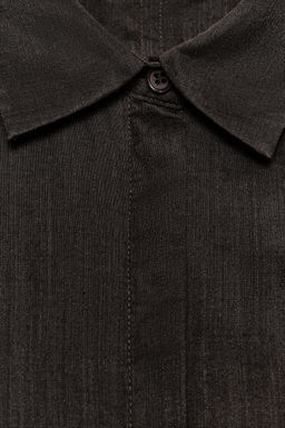 CAMISA FLUIDA OVERSIZE ZW COLLECTION / Marr?n - Zara фото 7