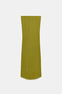 VESTIDO PALABRA DE HONOR TEXTURA / Verde medio - Zara фото 6