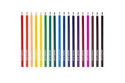 Лео Играй Набор цветных трехгранных карандашей в тубусе LGTCP-18 заточенный 2 х 18 цв