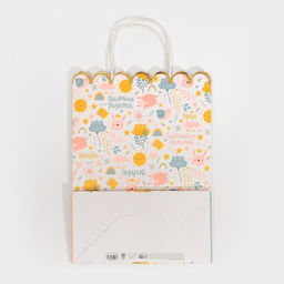 Пакет подарочный крафтовый Gift, 23 30 12 см - Дарите счастье фото 6