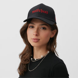 Кепка MINAKU Motorhead, чёрная, размер 56-58