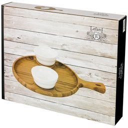 БЛЮДО СЕРВИРОВОЧНОЕ LEFARD NATIVE 34*25.5*2 СМ + 2 РОЗЕТКИ  фото 2