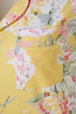 Trendyolmilla Sar? %100 Pamuklu Cicek Desenli Gomlek-Pantolon Orme Pijama Tak?m? THMSS20PT0063 фото 11