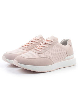 03-YH316-2 PINK Кроссовки женские (натуральная кожа)
