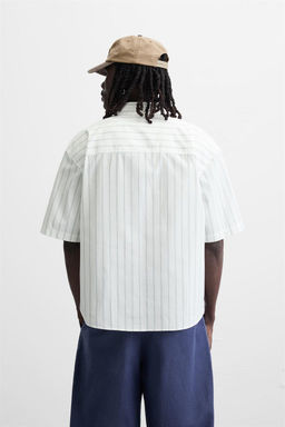 EMBROIDERED STRIPE SHIRT - Zara фото 3