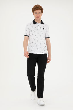 Мужская белая футболка - U.s. polo assn фото 4