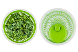 Сушилка для зелени 4,5 л Зелёная, механическая центрифуга, 25*25*16 см - Elan gallery фото 8