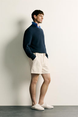 BERMUDA REGULAR FIT PANA / Crudo - Zara фото 6
